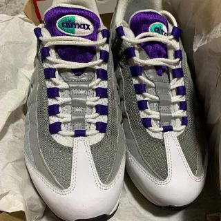 ナイキ(NIKE)のNIKE WMNS AIR MAX 95 grape COURT PURPLE(スニーカー)