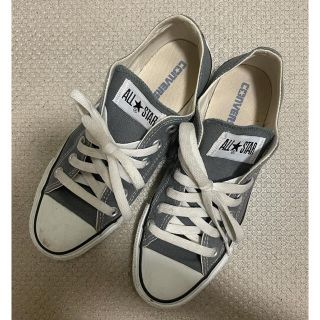 コンバース(CONVERSE)のコンバース　グレー　24cm(スニーカー)