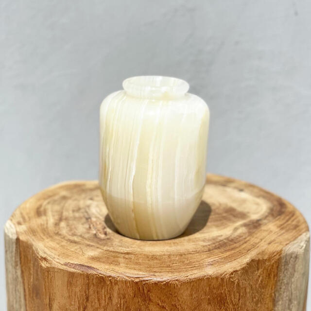 natural stone vase 【ヴィンテージ　花瓶】