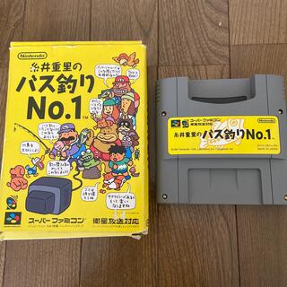 ニンテンドウ(任天堂)のスーパーファミコンソフト バス釣りNO.1(家庭用ゲームソフト)