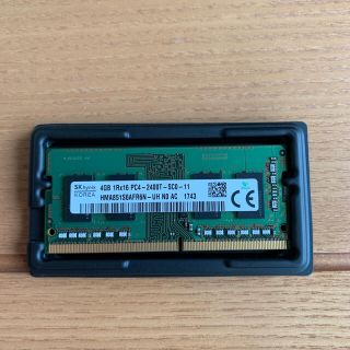 ノート PC用　メモリ4GB(PCパーツ)