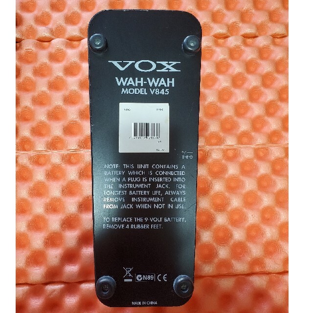 VOX(ヴォックス)のワウペダル　VOX ( ヴォックス )V845  楽器のギター(エフェクター)の商品写真