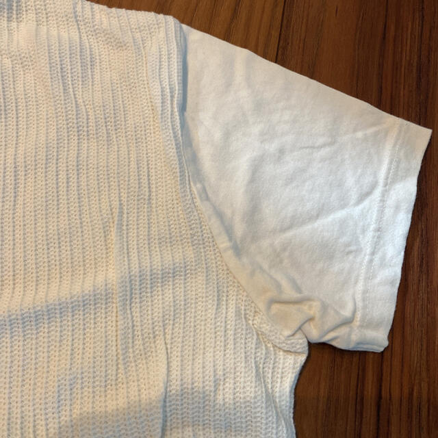 BURBERRY BLACK LABEL(バーバリーブラックレーベル)のバーバリー✩白　ワッフル　Tシャツ メンズのトップス(Tシャツ/カットソー(半袖/袖なし))の商品写真