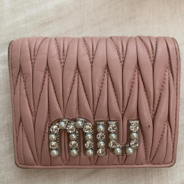 miumiu ビジュー 財布