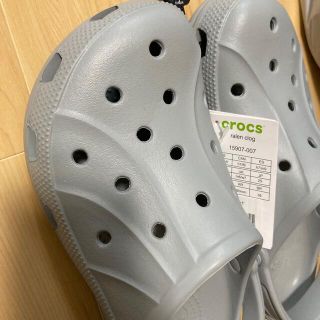 クロックス(crocs)のラス1  グレー　25 レイレンクロッグ(サンダル)