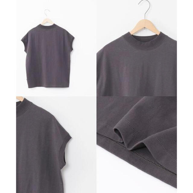 coen(コーエン)の新品未使用品 coen USAコットンハイネックTシャツ レディースのトップス(Tシャツ(半袖/袖なし))の商品写真
