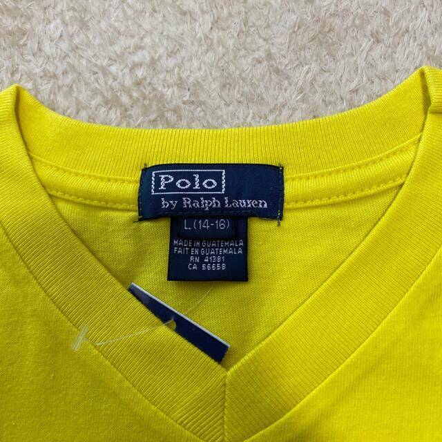 Ralph Lauren(ラルフローレン)の新品未使用　ラルフローレン　半袖Tシャツ　14〜16歳 キッズ/ベビー/マタニティのキッズ服男の子用(90cm~)(Tシャツ/カットソー)の商品写真