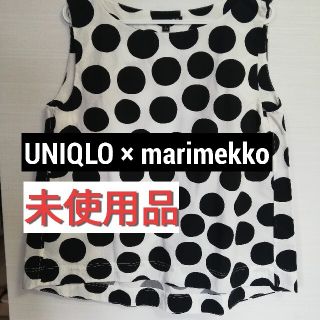 マリメッコ(marimekko)の【未使用品】UNIQLO × marimekko　ノースリーブブラウス(シャツ/ブラウス(半袖/袖なし))