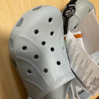 クロックス(crocs)のラス2   グレー　18.5 レイレンクロッグ(サンダル)