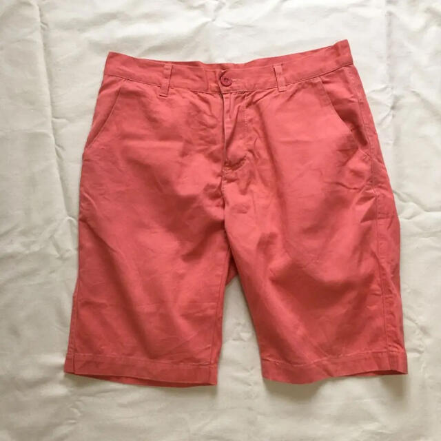 ハーフパンツ ピンク　メンズM メンズのパンツ(ショートパンツ)の商品写真