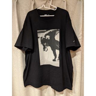 ユニクロ(UNIQLO)のXXLサイズ森山大道 ✕ ユニクロ UNIQLO新品タグ付BLACK(Tシャツ/カットソー(半袖/袖なし))