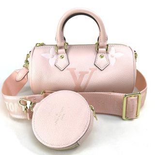 ルイヴィトン(LOUIS VUITTON)のルイヴィトン LOUIS VUITTON パピヨンBB M45707 モノグラムアンプラント カバン 2WAY ショルダーバッグ ハンドバッグ モノグラムアンプラントレザー ブトンドローズ ピンク 未使用(ハンドバッグ)