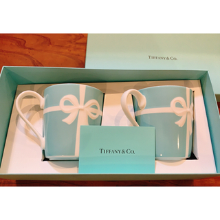 ティファニー(Tiffany & Co.)の⭐︎新品⭐︎【tiffany&co】ティファニー ペアマグカップ ブルーボックス(グラス/カップ)