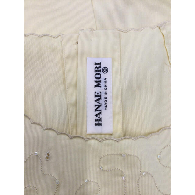 HANAE MORI(ハナエモリ)のHANAE MORI❤︎フレンチスリーブ❤︎イエロー❤︎刺繍ブラウス レディースのトップス(シャツ/ブラウス(半袖/袖なし))の商品写真