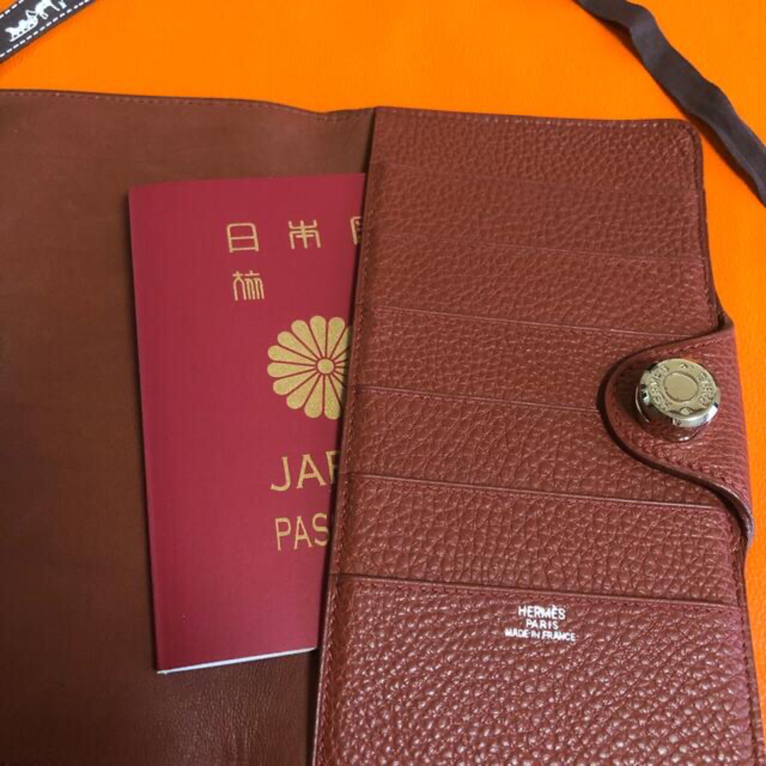 HERMES - エルメス☆ドゴンMM長財布☆レディース☆パスポート HERMES - エルメス☆ドゴンMM長財布☆レディース☆パスポート