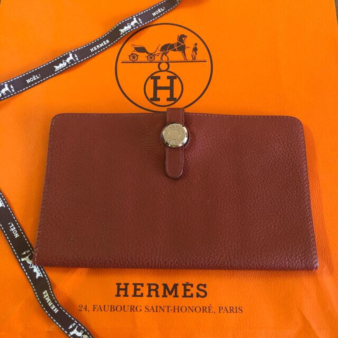 HERMES - エルメス☆ドゴンMM長財布☆レディース☆パスポート HERMES - エルメス☆ドゴンMM長財布☆レディース☆パスポート
