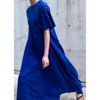 ルシェルブルー(LE CIEL BLEU)のルシェルブルー　Pearl Detail Jersey Dress(ロングワンピース/マキシワンピース)