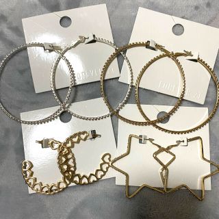 フォーエバートゥエンティーワン(FOREVER 21)の[未使用]ピアス　4種類　Forever21(ピアス)