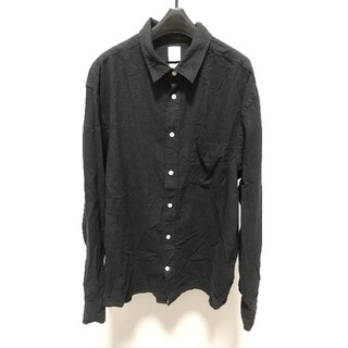 エイチアンドエム(H&M)のH&M 長袖シャツ Ｍサイズ 黒 エイチアンドエム ファストファッション 古着屋(シャツ)