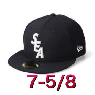 シュプリーム(Supreme)のwind and sea new era navy 7-5/8(XL)(キャップ)