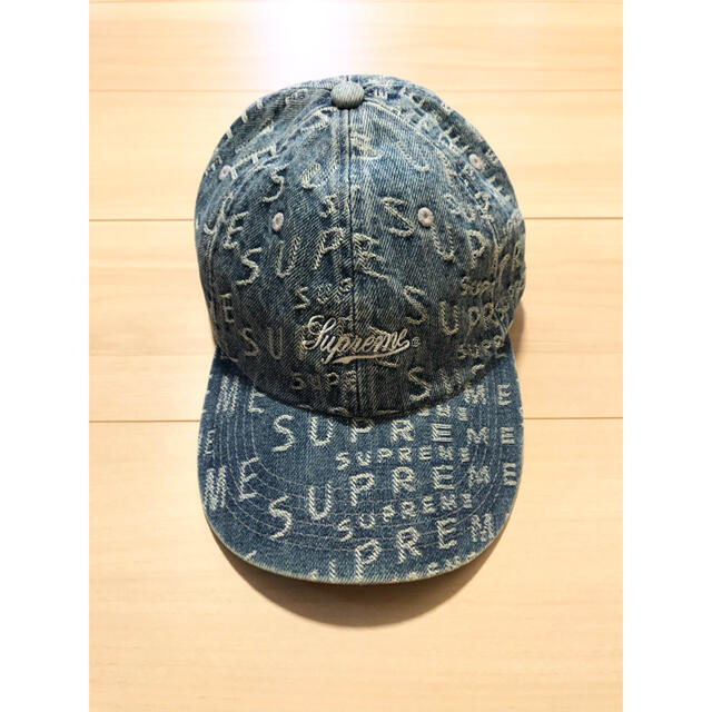 Supreme Jacquard Logos Denim 6-Panel