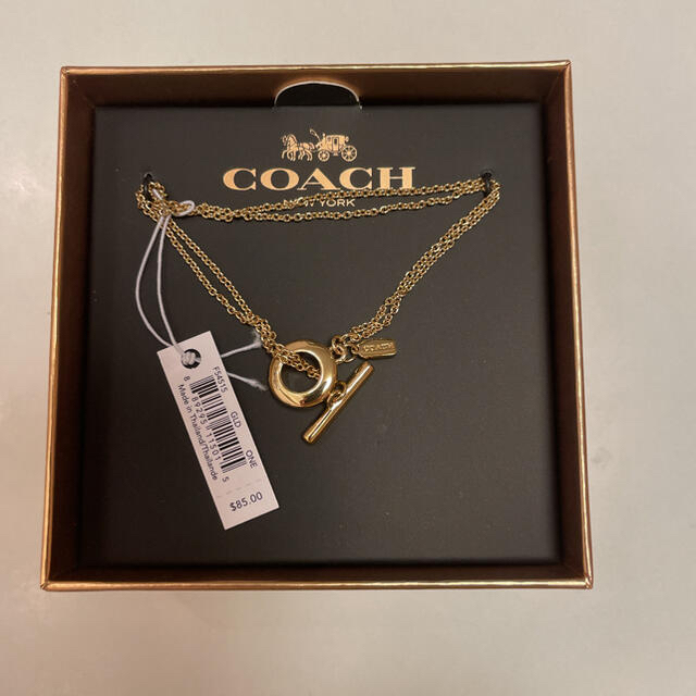 COACH(コーチ)の売り切り　ニューヨークで購入のコーチのブレスレット　ゴールド レディースのアクセサリー(ブレスレット/バングル)の商品写真