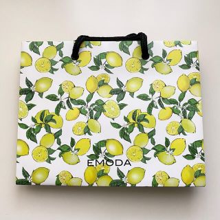 エモダ(EMODA)の【限定品】EMODA  ショッパー　レモン(ショップ袋)