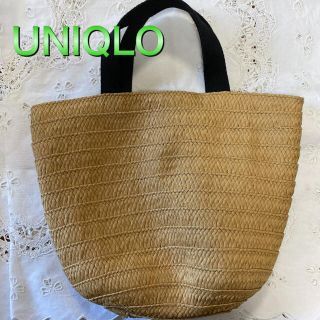 ユニクロ(UNIQLO)のユニクロ　ストローバッグ　ミニトート(かごバッグ/ストローバッグ)