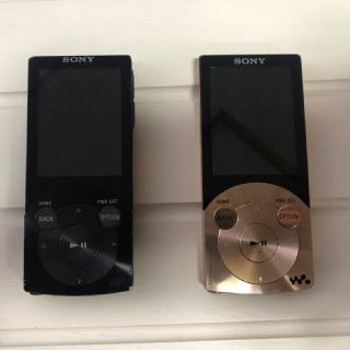 ウォークマン(WALKMAN)のWALKMAN/NW-S744K/本体２つ・スピーカー２つ(ポータブルプレーヤー)