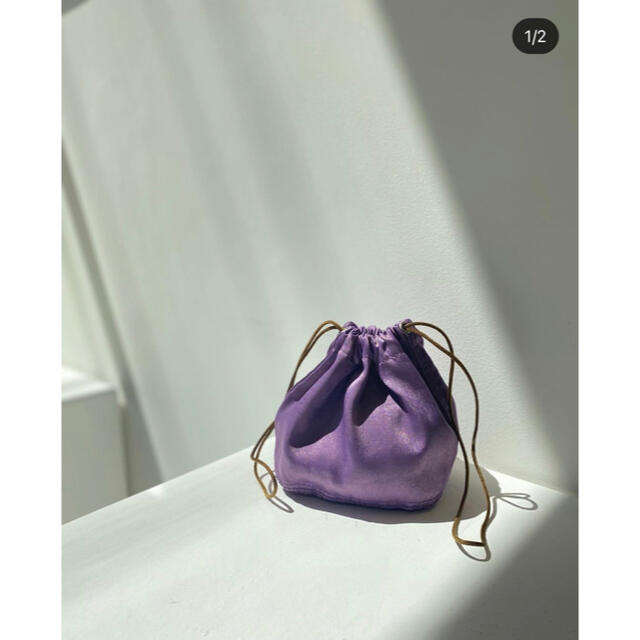 TODAYFUL(トゥデイフル)の【新品】人気完売 TODAYFUL Satin Mini Purse 巾着バッグ レディースのバッグ(ハンドバッグ)の商品写真