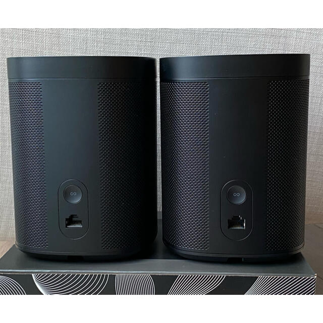 AirPlay2スピーカー SONOS ONE gen2 + SONOS ONE スマホ/家電/カメラのオーディオ機器(スピーカー)の商品写真