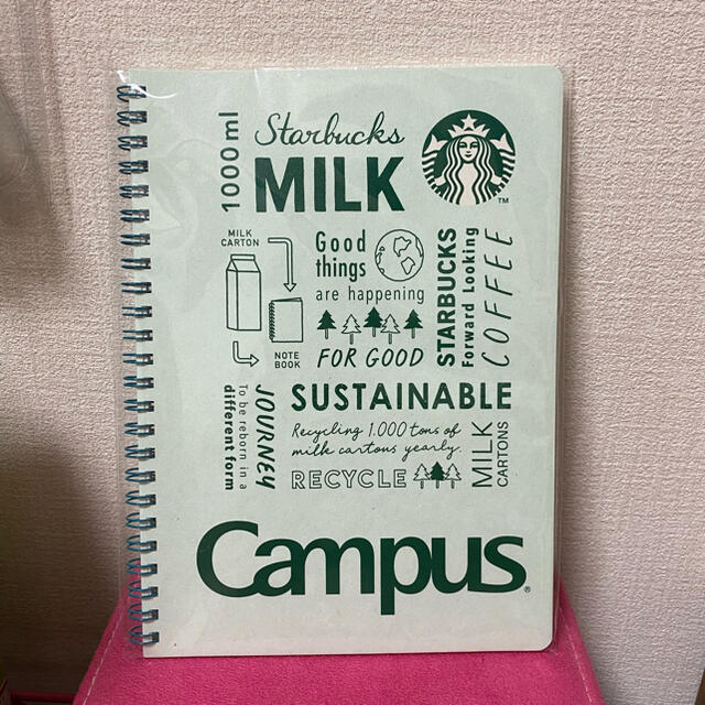 Starbucks Coffee(スターバックスコーヒー)の新品　スタバ　ノート インテリア/住まい/日用品の文房具(ノート/メモ帳/ふせん)の商品写真