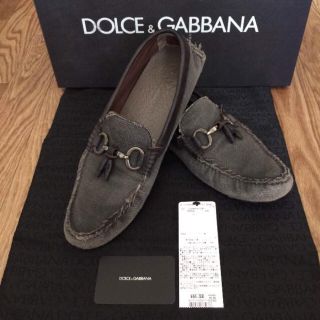 ドルチェアンドガッバーナ(DOLCE&GABBANA)の★☆ドルガバ ダメージ加工 靴☆★(スリッポン/モカシン)