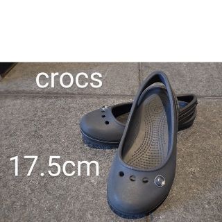 クロックス(crocs)のクロックス  17.5cm c10 カディ kadee 黒 キッズ サンダル (サンダル)