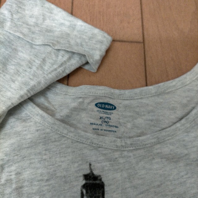 Old Navy(オールドネイビー)のold navy 7分 Tシャツ キッズ/ベビー/マタニティのキッズ服女の子用(90cm~)(Tシャツ/カットソー)の商品写真