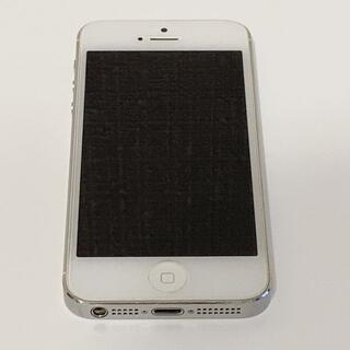 アップル(Apple)のiPhone5 Silver 32GB au(スマートフォン本体)