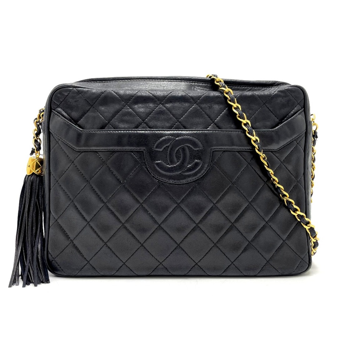 シャネル CHANEL マトラッセ ココマーク フリンジ ショルダーバッグ