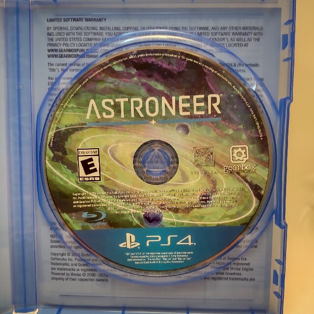 PlayStation4(プレイステーション4)のPS4 北米版 アストロニーア astroneer エンタメ/ホビーのゲームソフト/ゲーム機本体(家庭用ゲームソフト)の商品写真