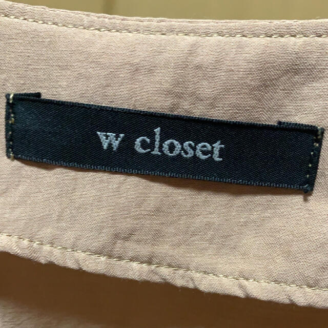 w closet(ダブルクローゼット)のw closet ブラウス レディースのトップス(シャツ/ブラウス(長袖/七分))の商品写真