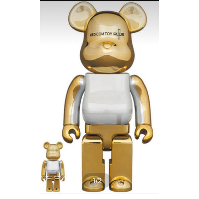 BE@RBRICK GOLD CHROME . 100％ & 400％ 枚数限定 9078円 www.gold-and