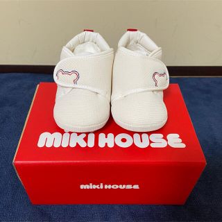 ミキハウス(mikihouse)の【nao7070さま専用】ミキハウス　白　ホワイト　ファーストシューズ　12cm(スニーカー)