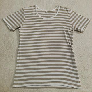 ムジルシリョウヒン(MUJI (無印良品))の無印良品　レディース　ボーダー Tシャツ　Sサイズ(Tシャツ(半袖/袖なし))