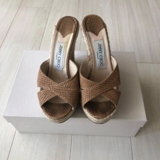 ジミーチュウ(JIMMY CHOO)のジミーチュウ　ウェッジサンダル(サンダル)