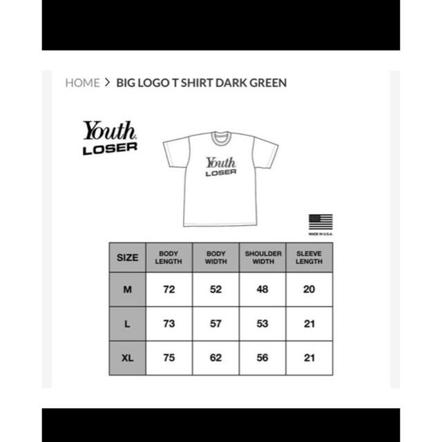 YOUTH LOSER BIG LOGO T SHIRT CEMENT - Tシャツ/カットソー(七分/長袖)