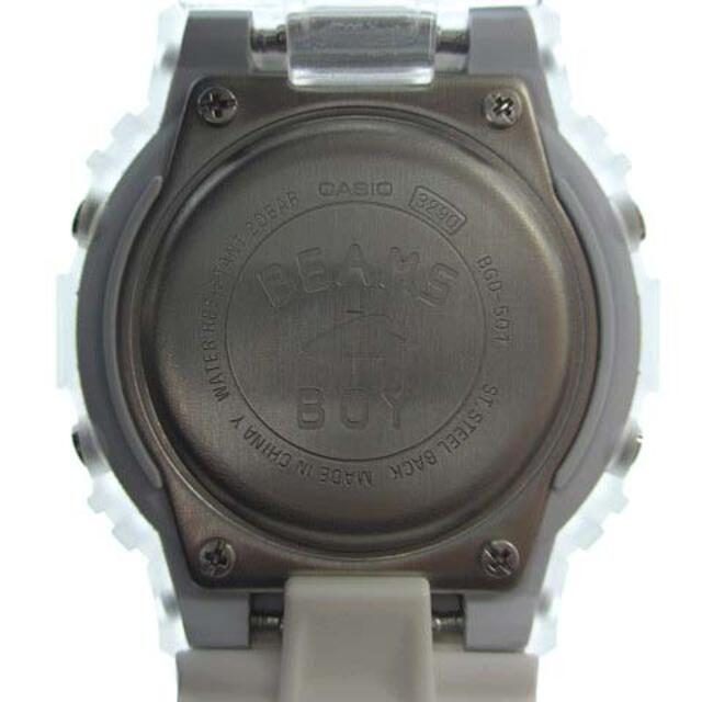 CASIO(カシオ)のCASIO BABY-G BEAMS BOY 別注 BGD-501 白 クリア レディースのファッション小物(腕時計)の商品写真