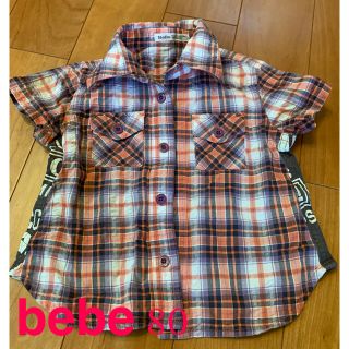 ベベ(BeBe)のbebe 80サイズ　男の子(シャツ/カットソー)