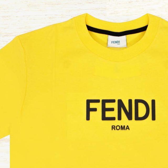 ●新品/正規品● FENDI Kids ROMA ロゴ Tシャツ
