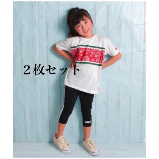 アナップキッズ(ANAP Kids)のペイズリープリントtシャツ(Tシャツ/カットソー)