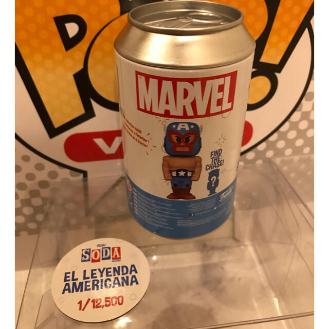 Disney(ディズニー)のセーFunko SODA 　ルチャ・リブレ　キャプテンアメリカ エンタメ/ホビーのフィギュア(アメコミ)の商品写真