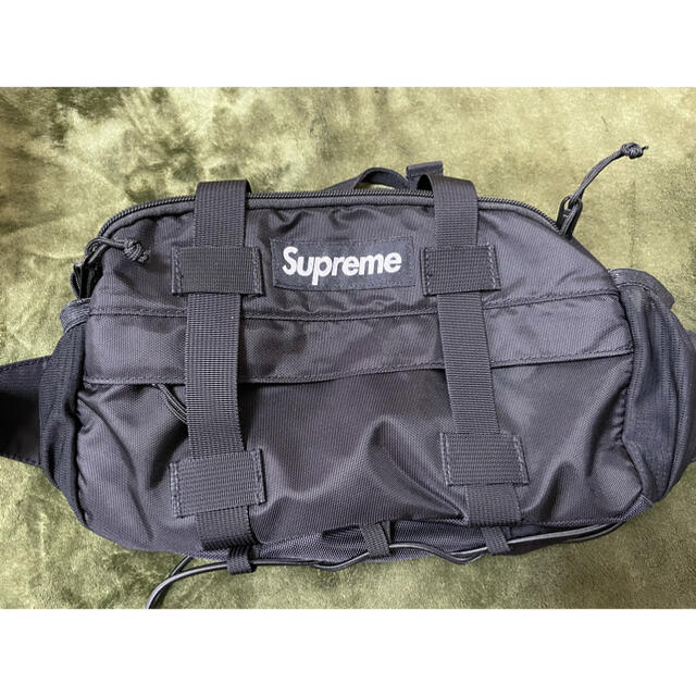 supreme 19fw waist bag ブラック